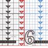 Colorful Birthday Candle - Number 6 - Polka Dot Number Cake Toppers