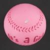Its A Girl Pink Baseball Candle - Baby Shower Favor