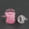 Glass Baby Bottle Shaped Candle Holder - Pink Party Favor - Its A Girl