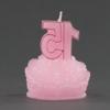 Quinceanera Pink Tiara Candle