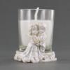Wedding Couple Holding Flower Bouquet - Wedding Party Favor