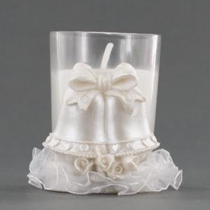 Pair Of Wedding Bells Candle Holder - Party Favor
