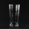 Libbey Decorated 15.75 Oz Glass - Silk Screened Newspaper Clipping