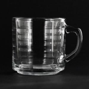 Libbey Hoops Mug 12 Oz Glass - Ring Indentations