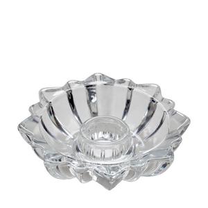 Libbey Glass Taper Holder - Demi Bobeche