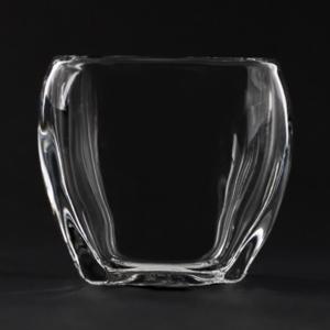 Libbey Tapered 12 Oz Square Holder - Thick Glass Square Container
