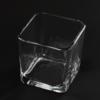 Libbey 4 Inch 22 Oz Large Cube Holder - Thick Glass Square Container