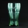 16 Oz Libbey Glassware Green Coca Cola Flared Glass