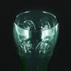 16 Oz Libbey Glassware Green Coca Cola Flared Glass