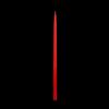 18 Inch Red Taper Candle