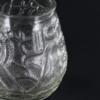 Clear Victorian Glass Candle Holder
