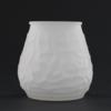 Frosted Victorian Glass Candle Holder