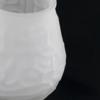 Frosted Victorian Glass Candle Holder