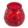 Red Victorian Glass Candle Holder