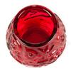 Red Victorian Glass Candle Holder