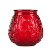 Red Victorian Glass Candle Holder