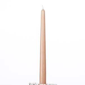 10 Inch Warm Beige Taper Candles - Warm Beige Tapers