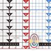 Colorful Birthday Candle - Number 0 - Rainbow Border Cake Toppers
