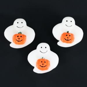 Halloween Floating Ghost Holding Pumpkin Candles