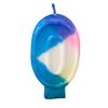 Colorful Birthday Candle - Number 0 - Mixed Color Number Cake Toppers