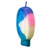 Colorful Birthday Candle - Number 0 - Mixed Color Number Cake Toppers