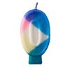 Colorful Birthday Candle - Number 0 - Mixed Color Number Cake Toppers