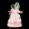 Two Tier Pink Wedding Cake Candle - Decorated Two Levels