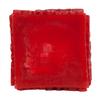Bordeaux Square Pillar Candle - Glitter Stand Out Love Words