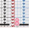 Birthday Candle - Number 8 - Pink Number Cake Toppers