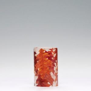 2.5x4 Autumn Pin Oak Leaves Acrylic Luminary