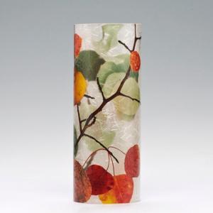3x8 Aspen Leaves Acrylic Luminary