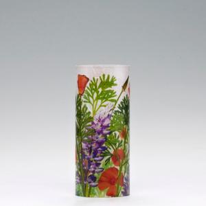 2.5x6 Poppies Acrylic Luminary