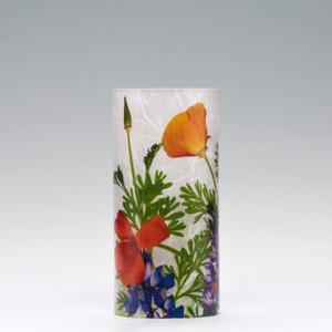 3x6.5 Poppies Acrylic Luminary