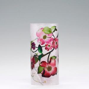 3x6.5 Pink Red Dogwoods Acrylic Luminary