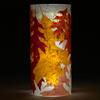 3x6.5 Autumn Pin Oak Leaves Acrylic Luminary