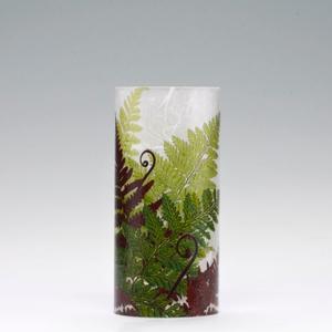 3x6.5 Green Ferns Acrylic Luminary