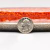 11 Inch Orange Round Glass Holder