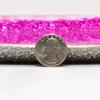 11 Inch Fuschia Hot Pink Round Glass Holder