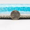 11 Inch Turquoise Round Glass Holder