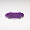 7 Inch Purple Round Glass Holder
