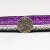7 Inch Purple Round Glass Holder