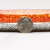 9 Inch Orange Round Glass Holder