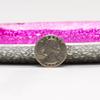 9 Inch Fuchsia Hot Pink Round Glass Holder