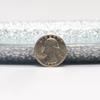 9 Inch Silver Round Glass Holder