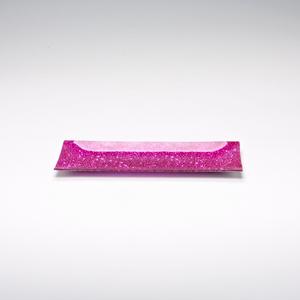 5x10 Fuschia Hot Pink Rectangle Glass Holder
