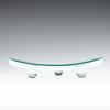 Square Shaped Concave Glass Tray