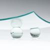 Square Shaped Concave Glass Tray