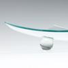 Square Shaped Concave Glass Tray