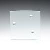Square Shaped Concave Glass Tray