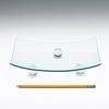 Square Shaped Concave Glass Tray